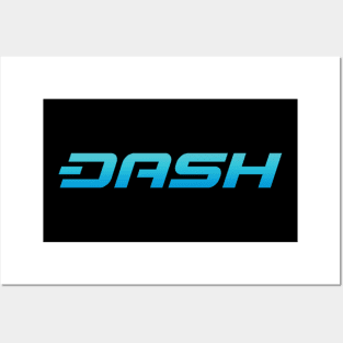 Dash  Crypto Cryptocurrency Dash  coin token Posters and Art